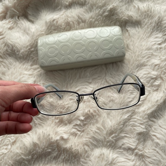 Authentic Coach rectangle prescription glasses. - Picture 8 of 8